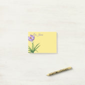 Spring Crocus Post-it-Notes Post-it® Notes (Op bureau)