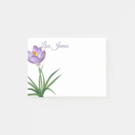 Spring Crocus Post-it-Notes Post-it® Notes (Voorkant)