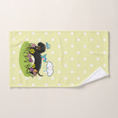 Spring Dachshund (zwart en tan) Cute dog Bad Handdoek (Handdoek)