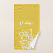 Spring Daffodil Bad Handdoek (Handdoek)
