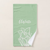 Spring Daffodil Bad Handdoek (Handdoek)