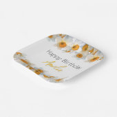 Spring Daffodil Birthday Papieren Bordje (Gebogen)