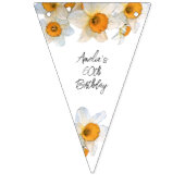 Spring Daffodil Birthday Vlaggetjes (Derde vlag)