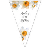Spring Daffodil Birthday Vlaggetjes (Tweede vlag)