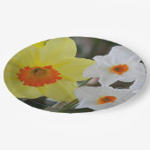 Spring Daffodil Blooms Floral Papieren Bordje (Gekanteld)