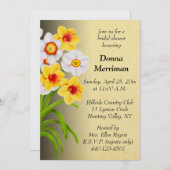 Spring Daffodil Bouquet Bridal Shower Kaart (Voorkant / Achterkant)