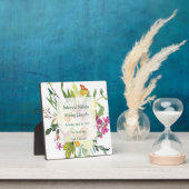 Spring daffodil bouquet bruiloft fotoplaat (Insitu)