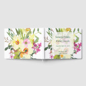 Spring daffodil bouquet bruiloft gastenboek (Volledig)