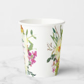 Spring daffodil bouquet bruiloft papieren bekers (Links)