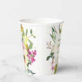 Spring daffodil bouquet bruiloft papieren bekers (Rechts)