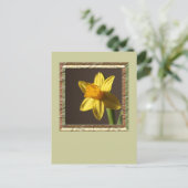 Spring Daffodil Briefkaart (Staand voorkant)