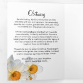 Spring Daffodil Celebration of Life Programma (Binnenzijde eerst)