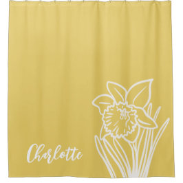 Spring Daffodil Douchegordijn