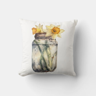 Spring Daffodil flower Vaas Kussen