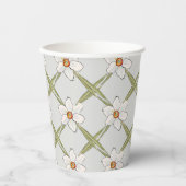 Spring Daffodil Flowers Baby shower Papieren Bekers (Voorkant)