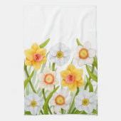 Spring Daffodil Flowers Kitchen Towel Theedoek (Verticaal)