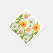 Spring Daffodil Flowers servetten (Hoek)