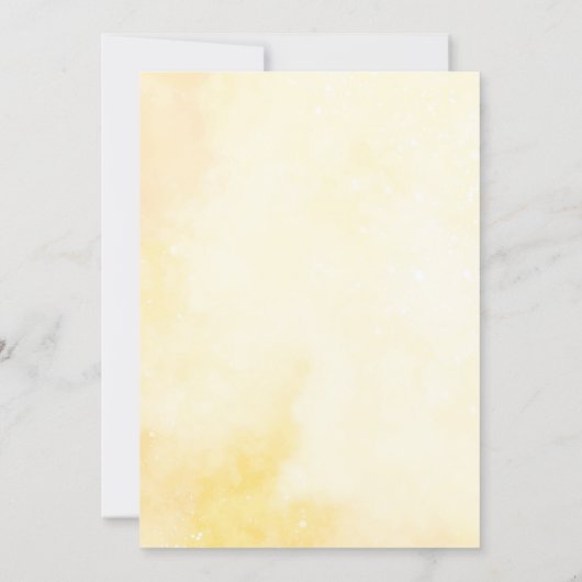 Spring Daffodil Garden Birthday Party Kaart (Achterkant)