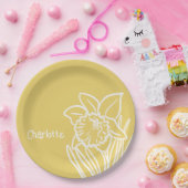 Spring Daffodil Papieren Bordje (Feest)