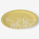 Spring Daffodil Papieren Bordje (Gekanteld)