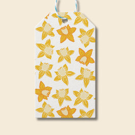 Spring Daffodil Pattern Cadeaulabel