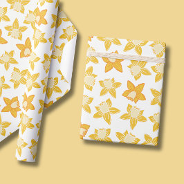 Spring Daffodil Pattern Cadeaupapier