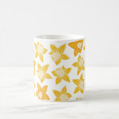 Spring Daffodil Pattern Koffiemok (Center)