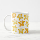 Spring Daffodil Pattern Koffiemok (Links)