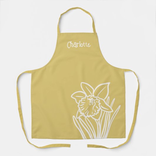 Spring Daffodil Schort (Voorkant)