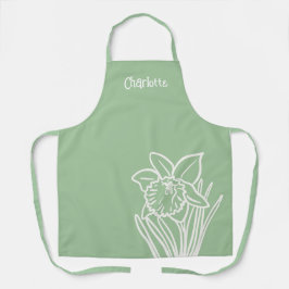 Spring Daffodil Schort