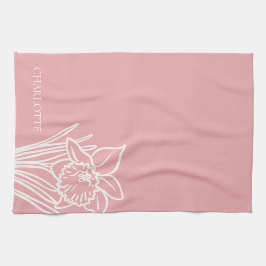 Spring Daffodil  Theedoek (Horizontaal)