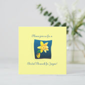 Spring Daffodil vrijgezellenfeest Kaart (Staand voorkant)