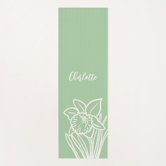 Spring Daffodil Yogamat (Voorkant)