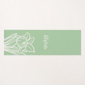 Spring Daffodil Yogamat (Voorkant (horizontaal))