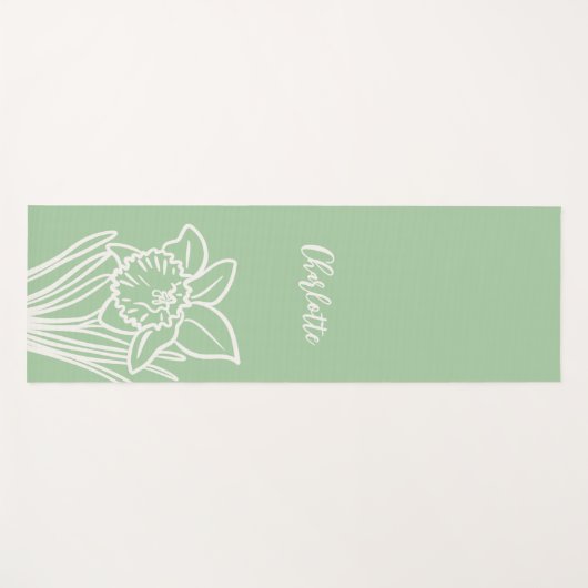 Spring Daffodil Yogamat (Voorkant (horizontaal))