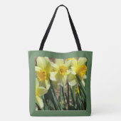 Spring Daffodils All Over Print Canvas tas (Achterkant)