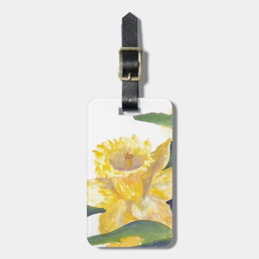 Spring Daffodils Bagagelabel (Voorkant verticaal)