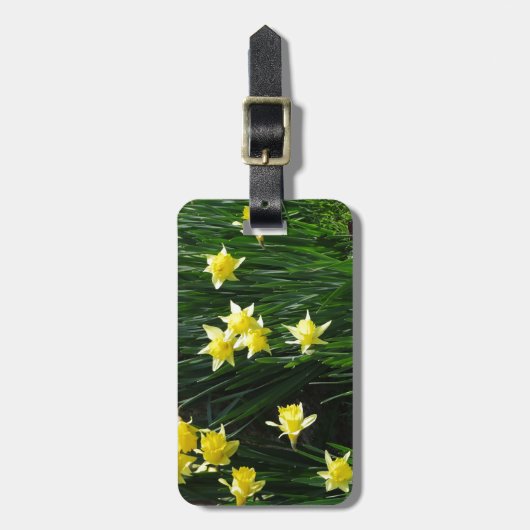Spring Daffodils Bagagelabel (Voorkant verticaal)