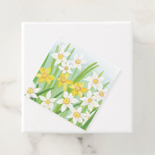 Spring Daffodils Bedankjes Labels (In situ)