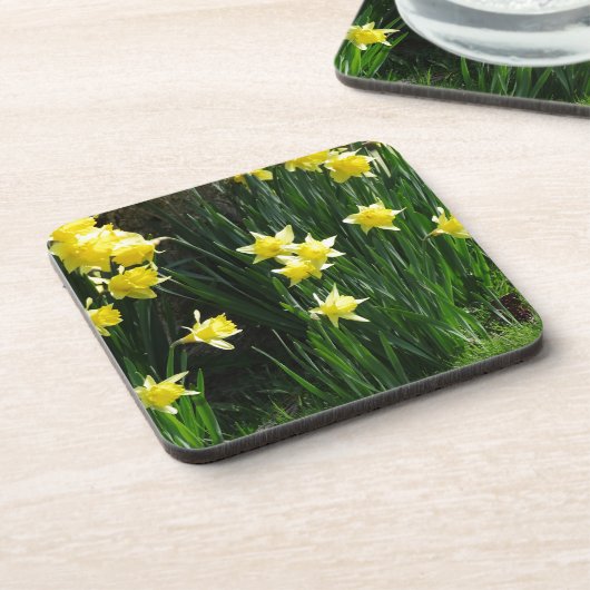 Spring Daffodils Bier Onderzetter (Linkerzijde)