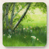 Spring Daffodils Bier Onderzetter (Voorkant)