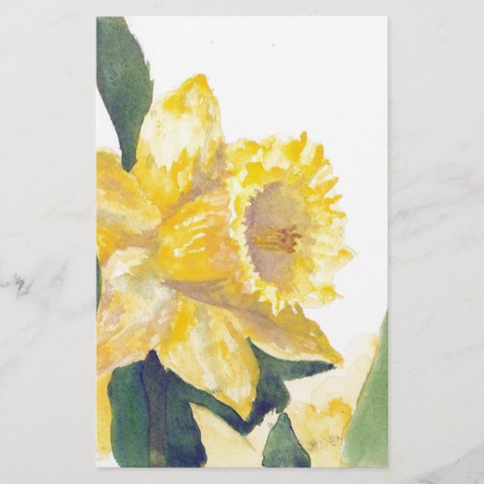 Spring Daffodils Briefpapier (Voorkant)