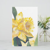 Spring Daffodils Briefpapier (Staand voorkant)
