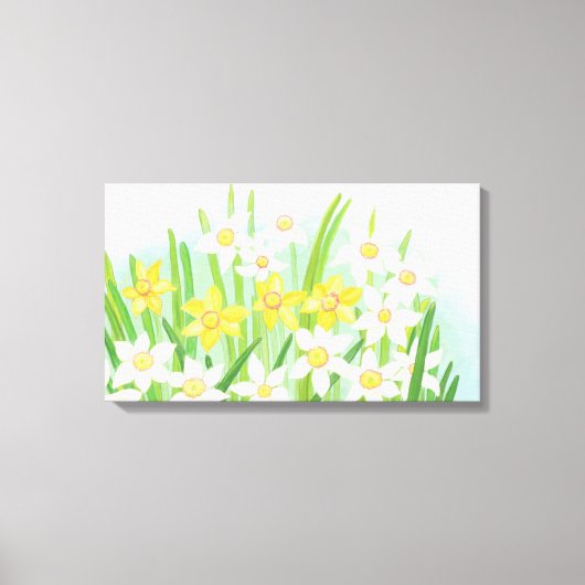 Spring Daffodils Canvas Afdruk (Voorkant)