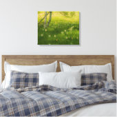Spring Daffodils Canvas Afdruk (Insitu (Slaapkamer))