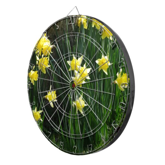 Spring Daffodils Dartbord (Voorkant Rechts)