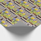 Spring Daffodils en Hyacint Boeket Cadeaupapier (Hoek)