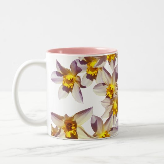 Spring Daffodils Floral Photo Mok (Links)