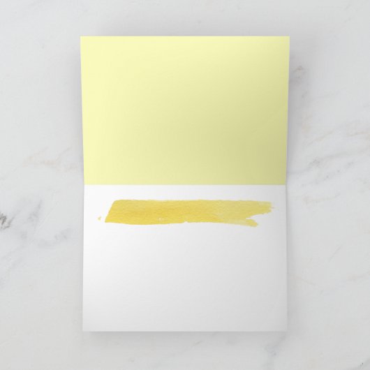 Spring Daffodils Folded Card Feestdagen Kaart (Binnen)