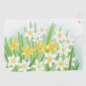 Spring Daffodils Golfhanddoek (Horizontaal)